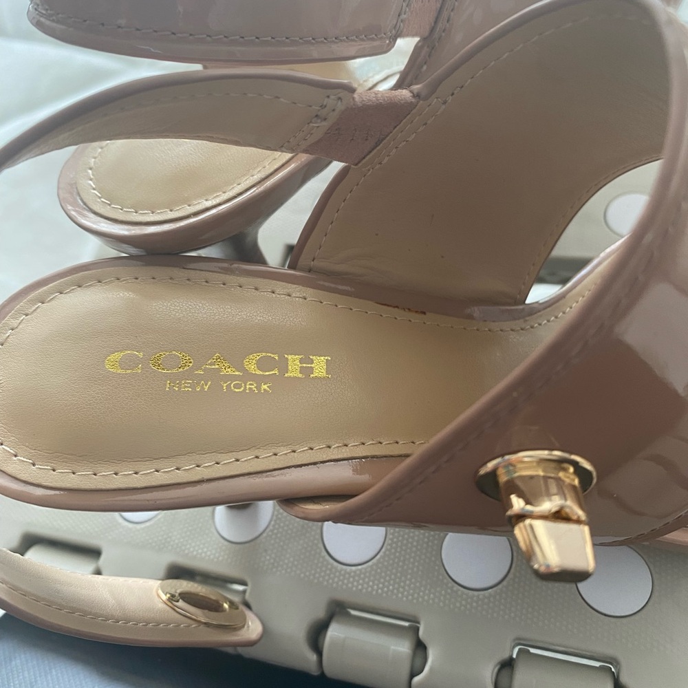 Coach Marla Patent Leather Sandals - Picture 5 of 13